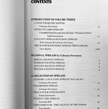 Load image into Gallery viewer, A small collection of specialized spreads with the book open to the first page of the Table of Contents