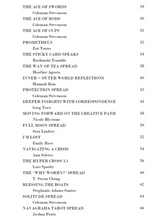 Load image into Gallery viewer, A Small Collection of Specialized Spreads vol 2 table of contents page 2