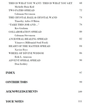 Load image into Gallery viewer, A Small Collection of Specialized Spreads vol 2 table of contents page 3