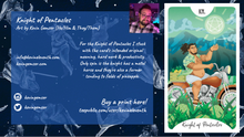 Load image into Gallery viewer, Fat Folks Tarot Knight of Pentacles card