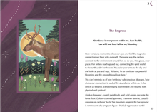 Load image into Gallery viewer, Gentle Tarot guidebook pages 32-33 showing the Empress