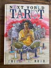 Load image into Gallery viewer, Next World Tarot Art book with dented corner full front cover