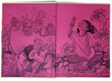 Load image into Gallery viewer, Next World Tarot art book end sheets