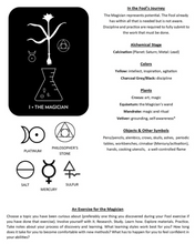 Load image into Gallery viewer, The Dark Exact Tarot guidebook sample page