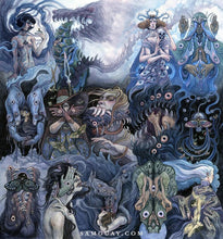 Load image into Gallery viewer, Blood Moon Tarot Suit of Dreams