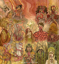 Load image into Gallery viewer, Blood Moon Tarot Suit of Skins