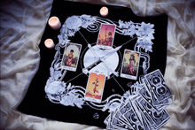 Load image into Gallery viewer, This Might Hurt - Altar Cloth with Cards on it