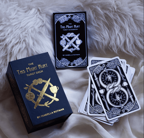 This Might Hurt Tarot Deck - Box, Deck and Guidebook