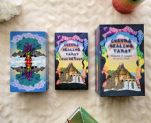 Load image into Gallery viewer, Chakra Healing Tarot deck, guidebook, and box

