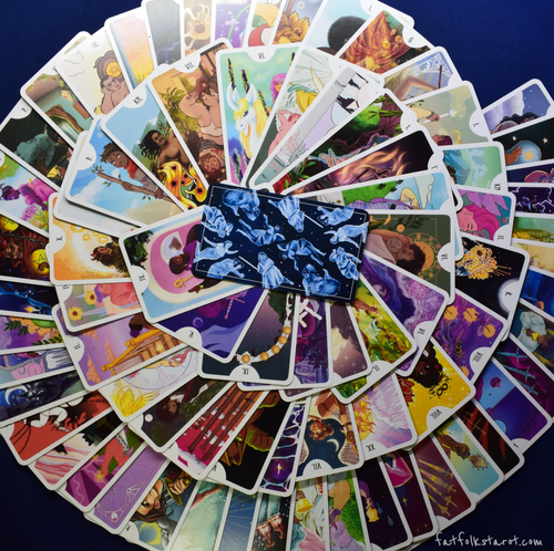 Fat Folks Tarot full deck wheel of cards