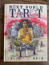 Load image into Gallery viewer, Next World Tarot Art book with dented corner full front cover
