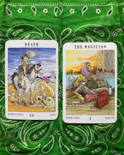 Load image into Gallery viewer, Next World Tarot Death and Magician cards

