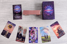 Load image into Gallery viewer, Superlunaris Tarot (2nd Edition) - Favourite Cards, Box and Deck 
