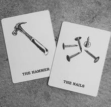 Load image into Gallery viewer, The Personal Oracle the hammer and the nails cards
