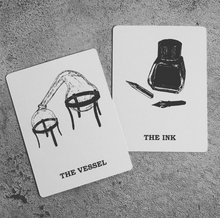 Load image into Gallery viewer, The Personal Oracle The Vessel and the Ink cards
