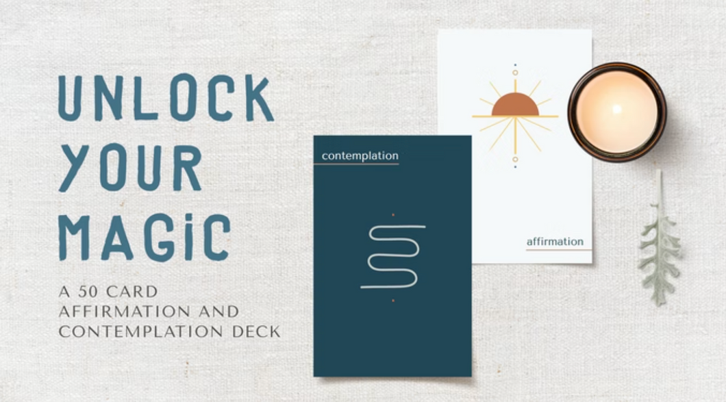 Unlock Your Magic title with sample cards