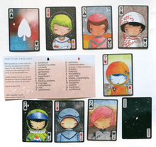 Load image into Gallery viewer, Space Girl Deck - Playing cards and Oracle Deck - Oracle
