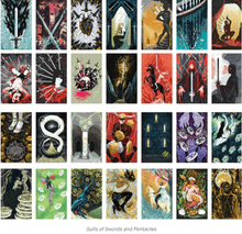 Load image into Gallery viewer, The Lubanko Tarot - Suits of Swords and Pentacles
